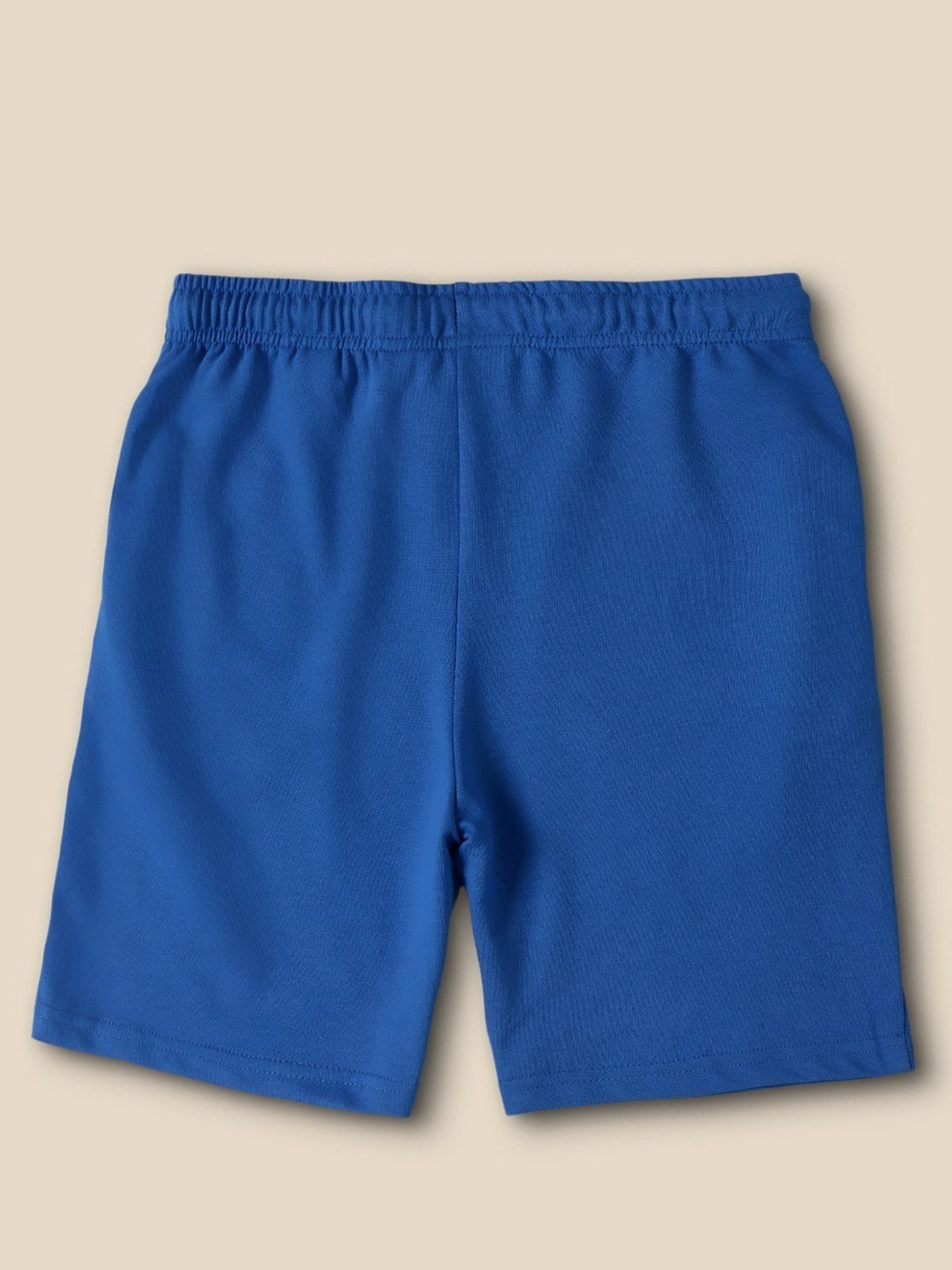 Kidsville Blue & White Printed Spiderman Shorts