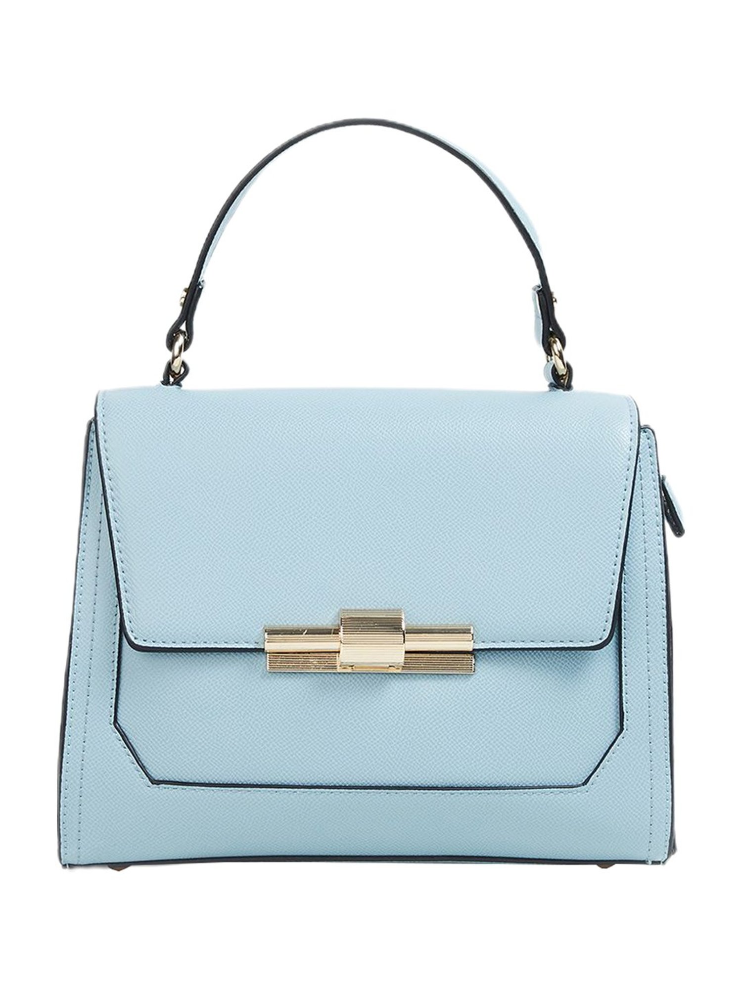 Tohl Avon Black Solid Medium Handbag