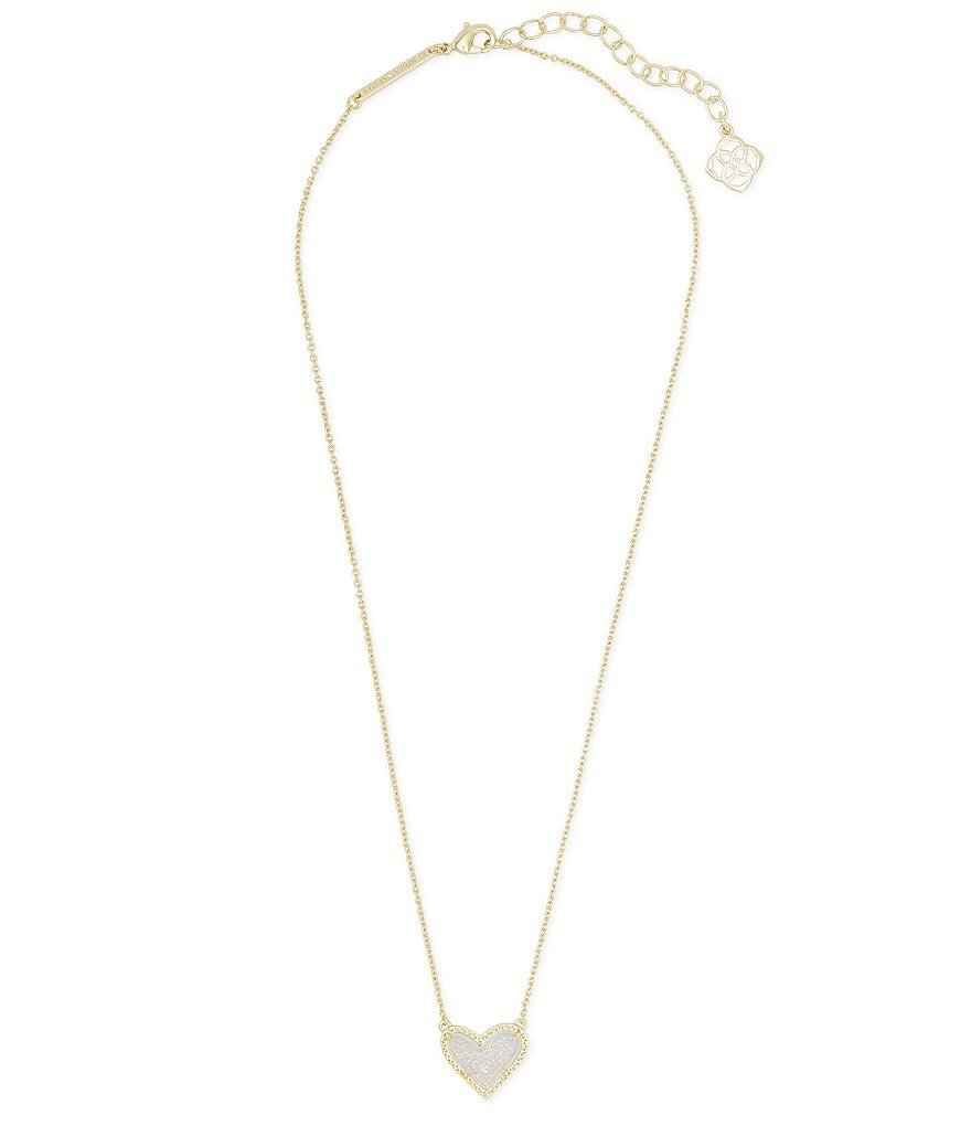 Kendra Scott Ari Heart Gold Short Pendant Necklace