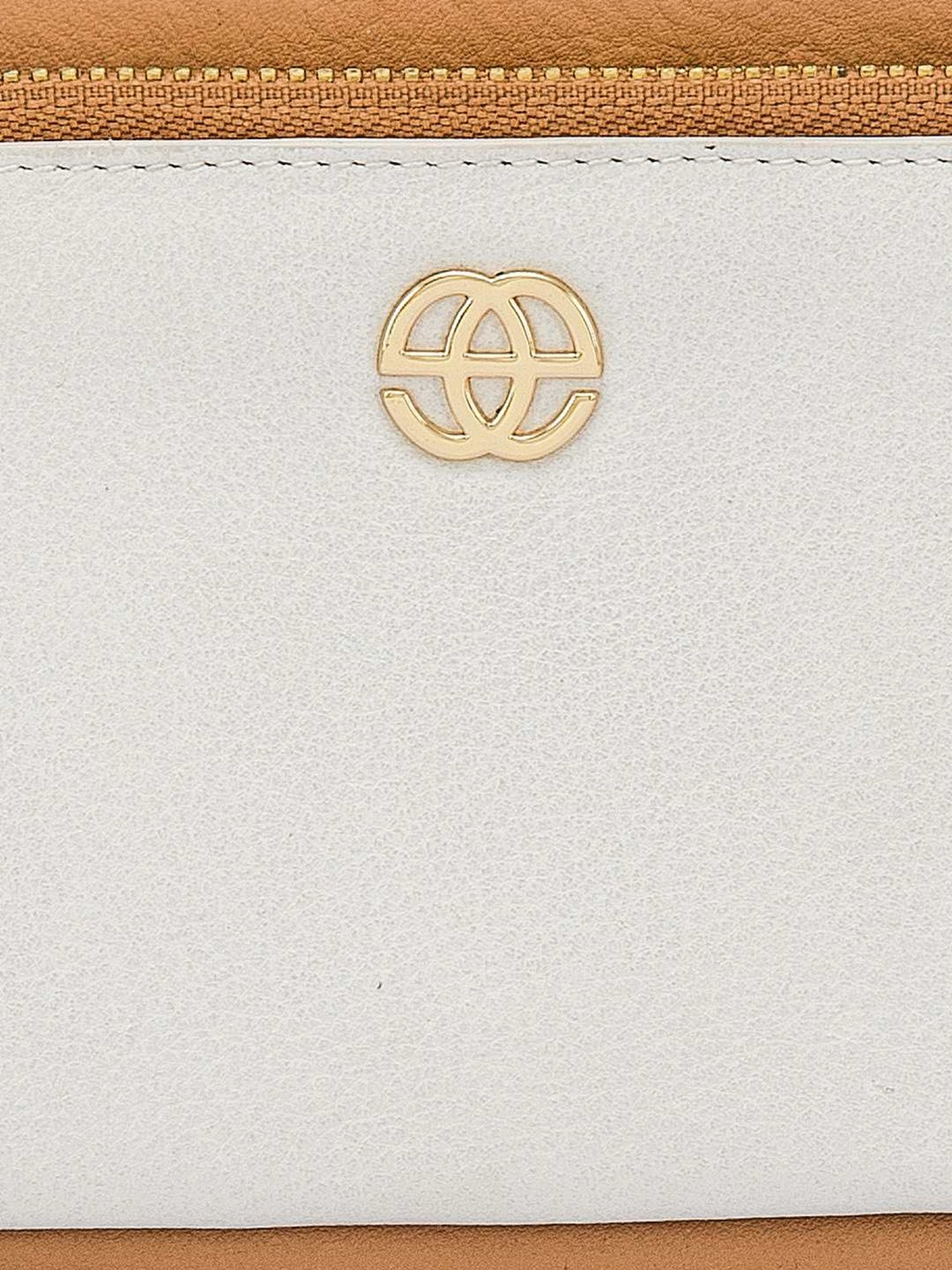 Eske Aleta Bisque & Vanilla Color Block Wallet for Women