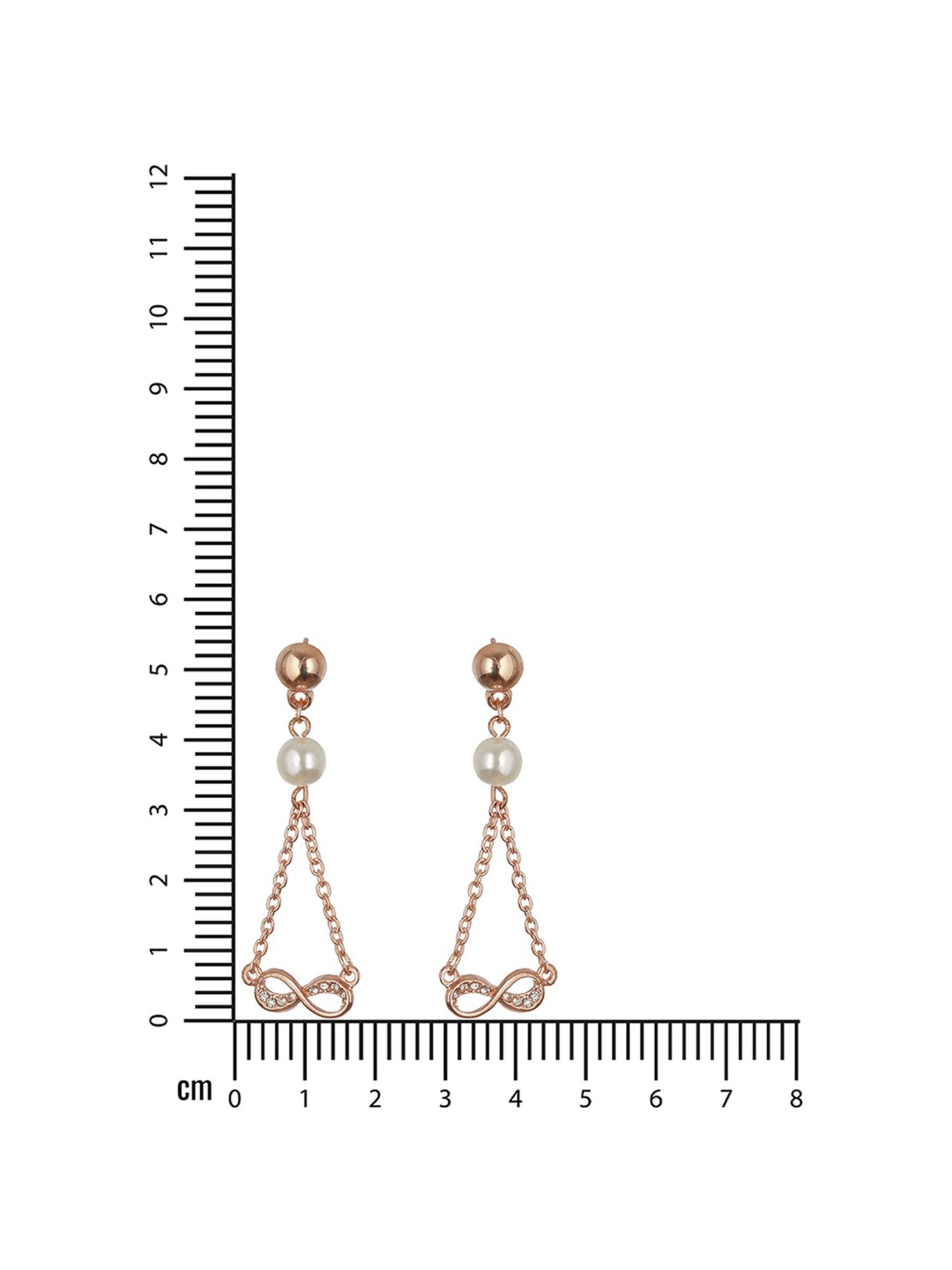 Aatmana Rose Gold Plated Classic Drop Earrings