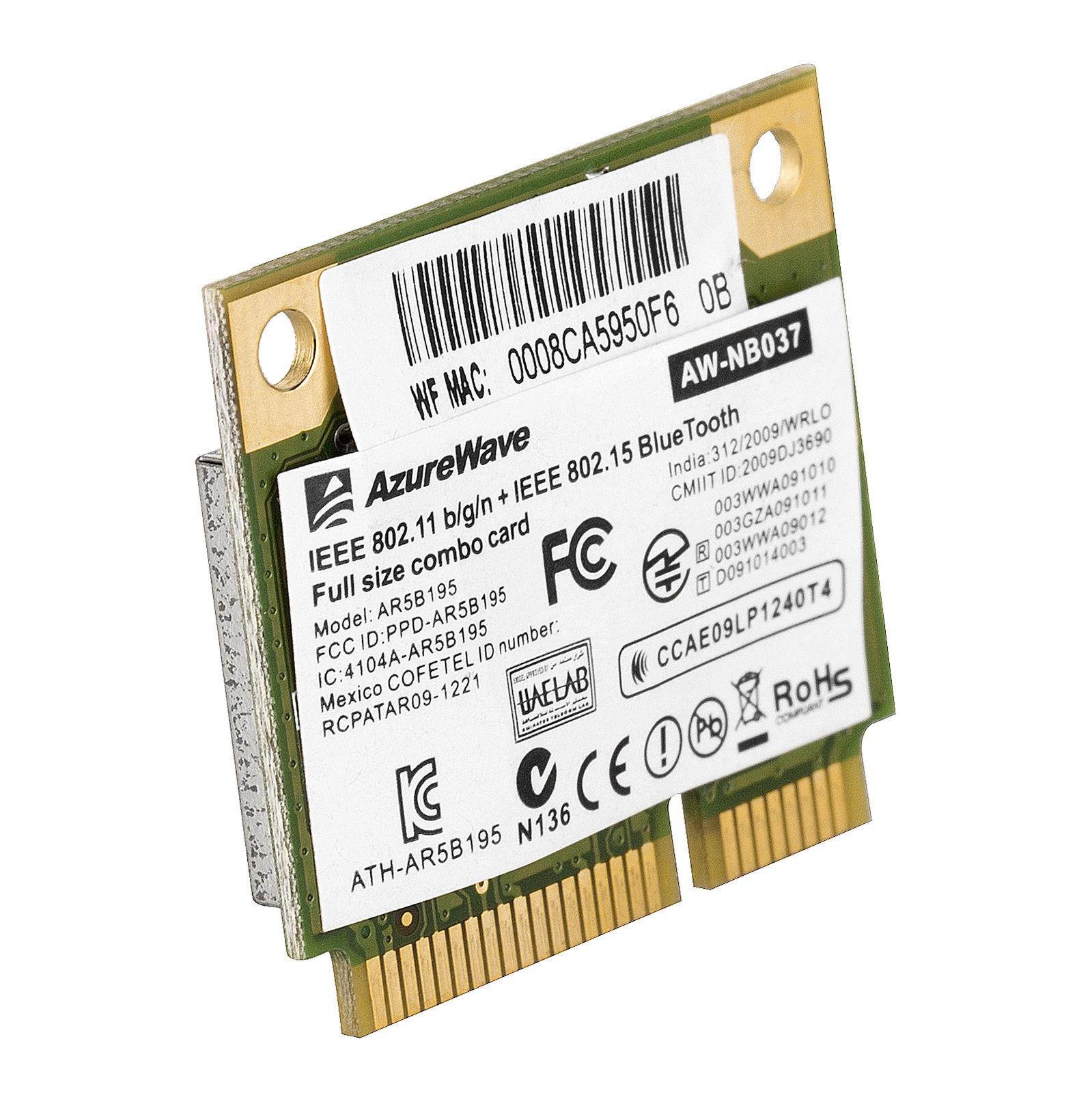 AR5B195 AR9285 WiFi 150Mbps Wireless WLAN AR3011 Bluetooth Mini PCIe Combo Card