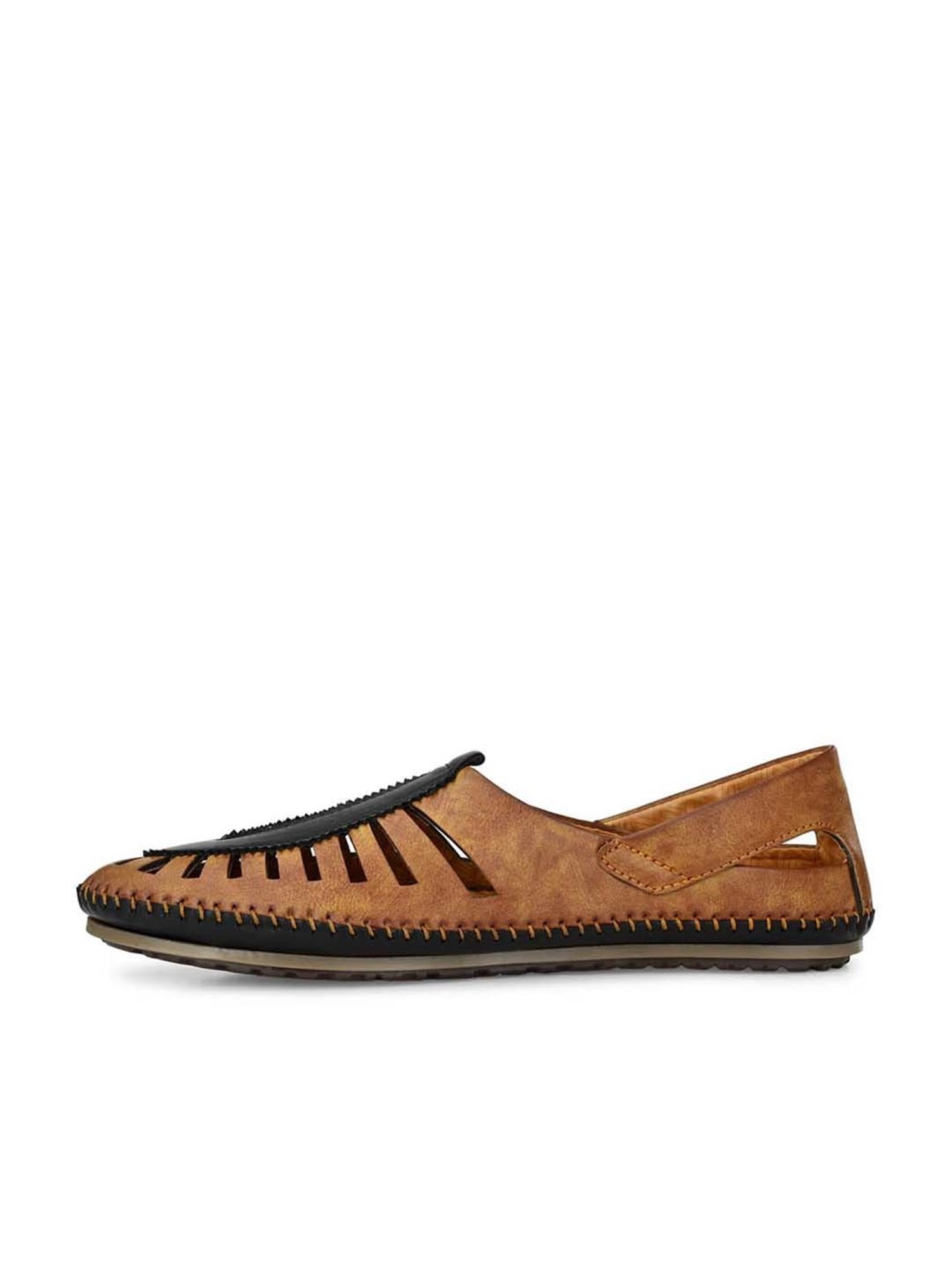 Eego Italy Men's Tan Casual Juttis