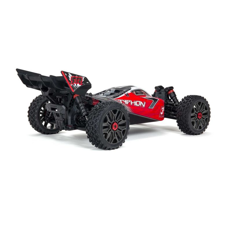ARRMA RC Car 1/8 TYPHON 4X4 V3 3S BLX Brushless Buggy RTR (Battery and Charger Not Included), Red, ARA4306V3