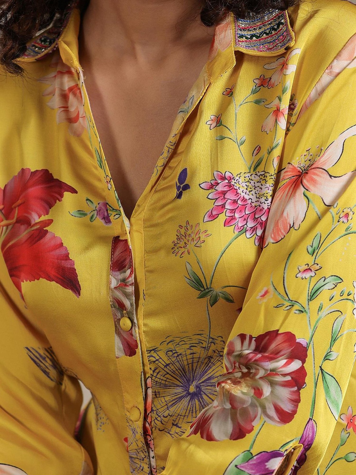 SCAKHI Yellow Co-Ord Set