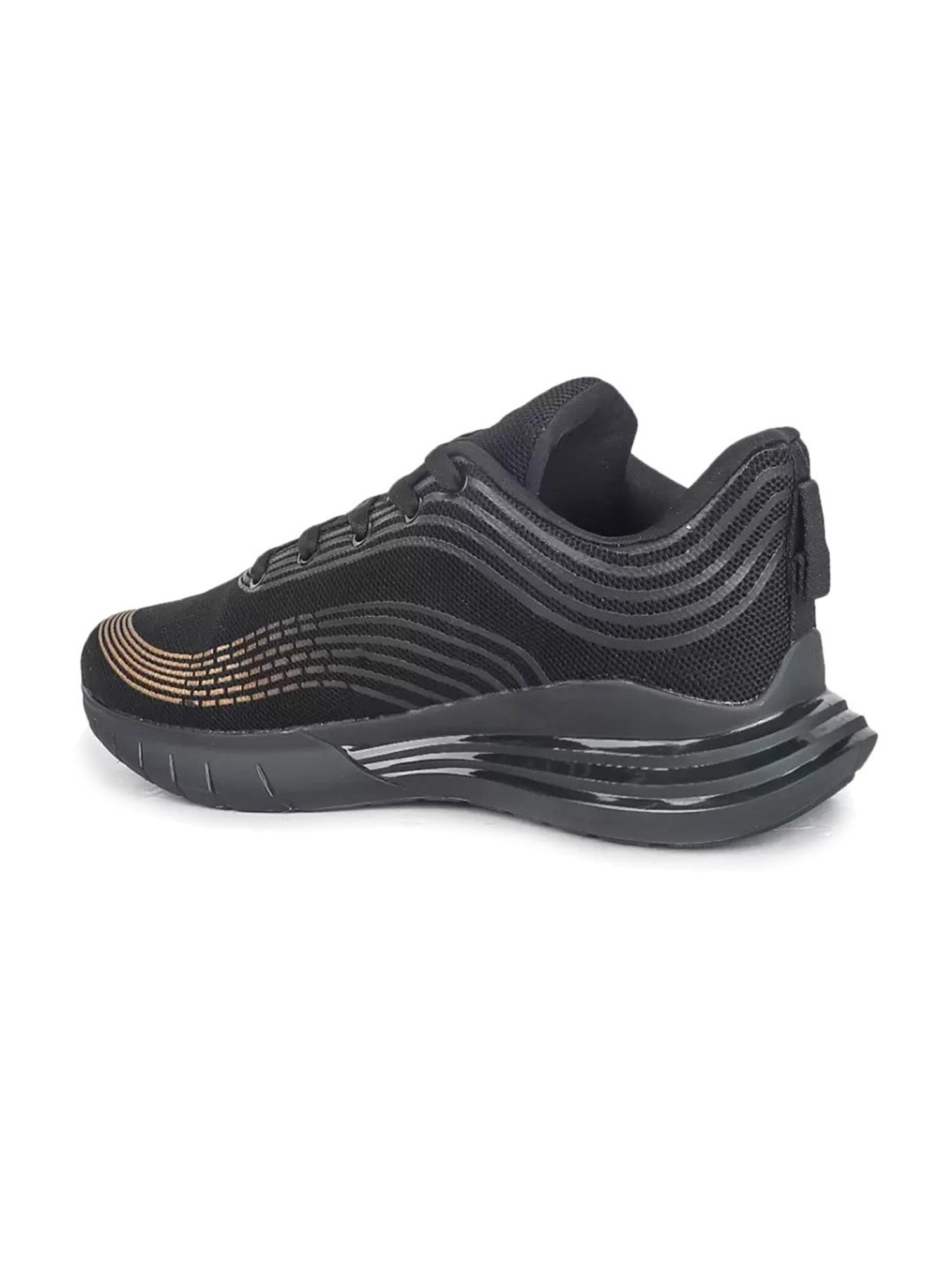 Columbus Men's Black Running Shoes