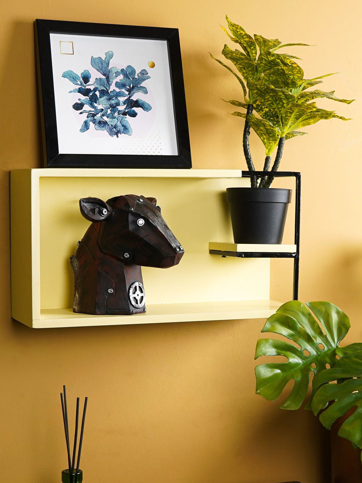 Nilkamal Cora White Engineered Wood TV Entertainment Unit with 2 Shelves