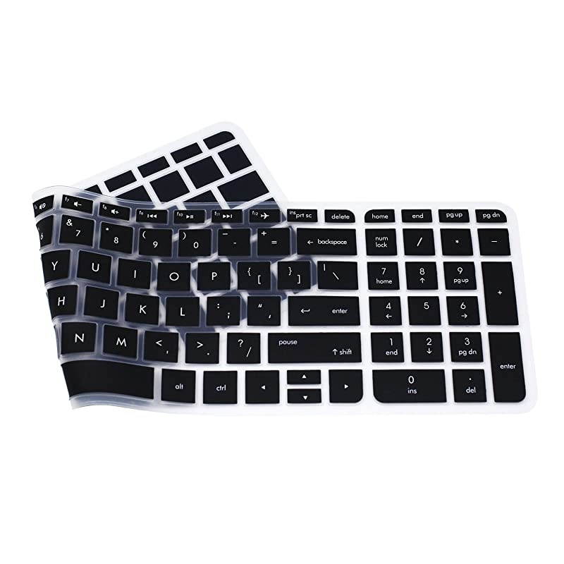 Keyboard Cover Compatible with 15.6" HP Pavilion 15-ab 15-ac 15-ae 15-af 15-an 15-ak 15-as 15-ay 15-au 15-ba 15-bc 15-bk 15-ax Series, HP Envy x360 m6-ae151dx m6-p113dx m6-w (Purple Ombre)