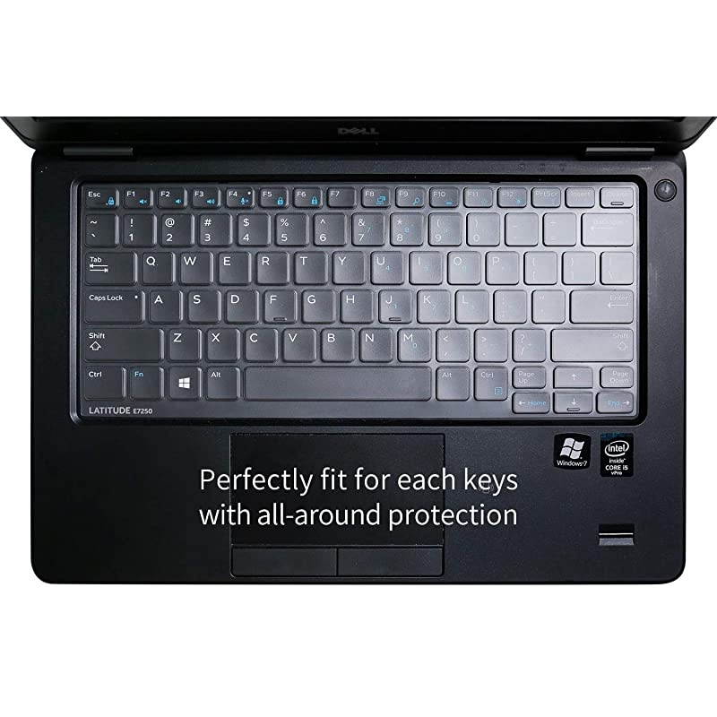 Thin Keyboard Cover for Dell Latitude E7250 E5250 E7270 E7370 E5270 E7389 E5270 Latitude 7290 7280 7380 7390 SoftTouch TPU Protective Skin