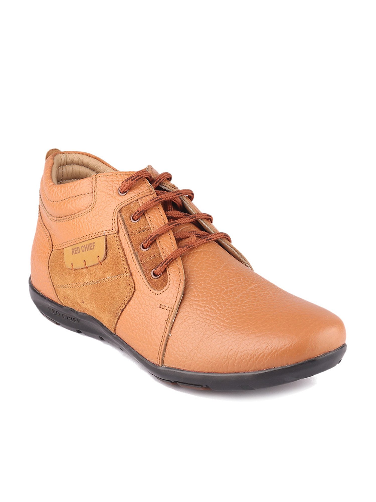 Red Chief Men's Tan Derby Shoes