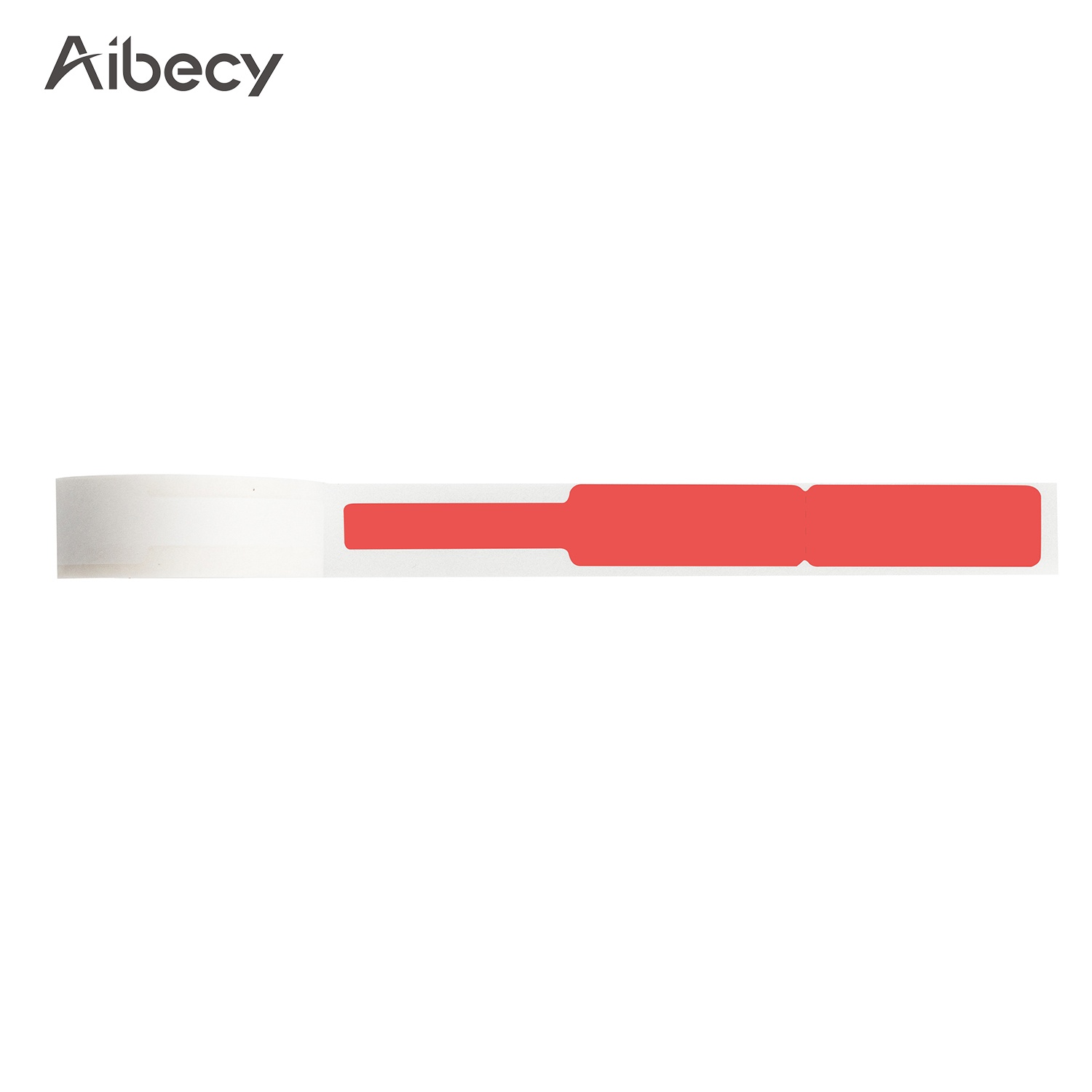 Aibecy Cable Label Paper Self-Adhesive Thermal Paper Roll 12.5*74+35mm 65sheets/roll Compatible with Phomemo D30 Thermal Printer for Home Office Organization