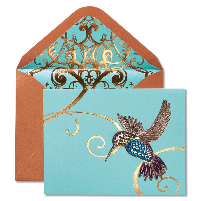Gem Hummingbird Blank Card - PAPYRUS