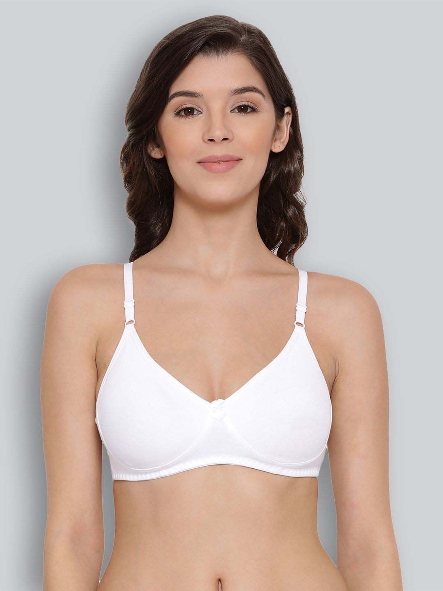 Lyra White Cotton T-Shirt Bra