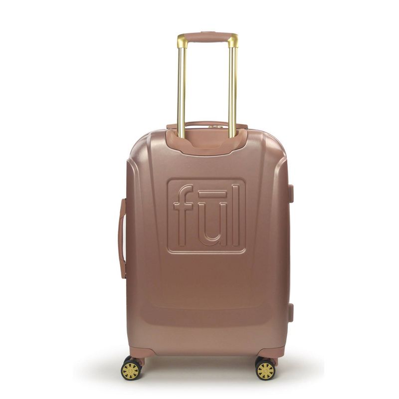 FUL Disney Mickey Mouse Textured 25" Hardside Rolling Suitcase - Rose Gold