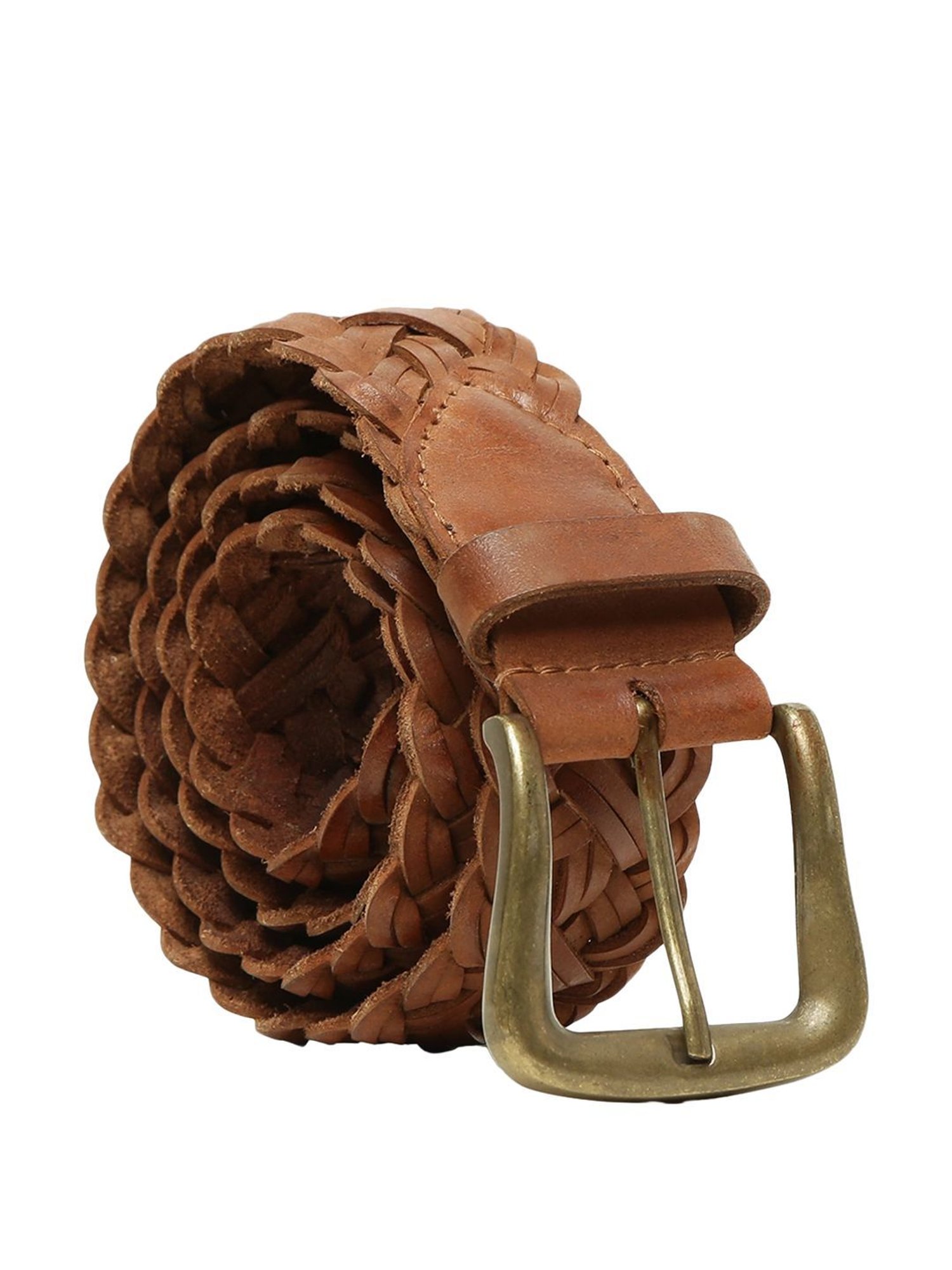 Art N Vintage Tan Leather Waist Belt For Women