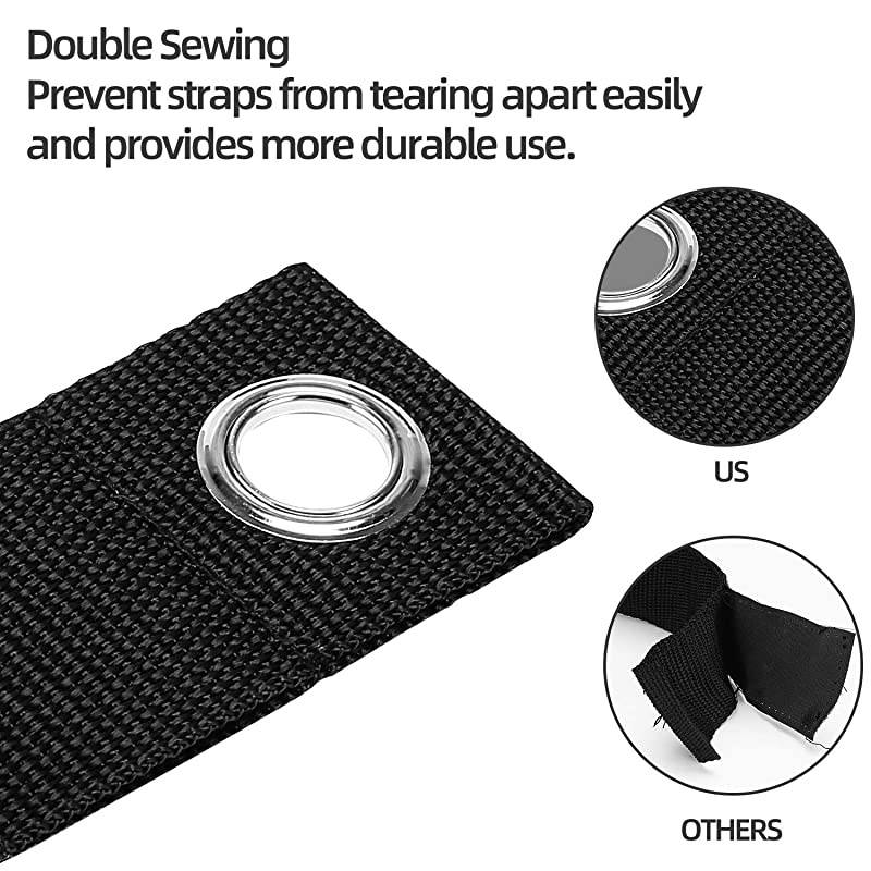 12 Pack Heavy Duty Extension Cord Holder Organizer Hook and Loop Cable Straps for Garage Organization Cord Wraps for HomeRVWorkshop Tool Storage Fit with Garage Hook and Pool Hose Hanger