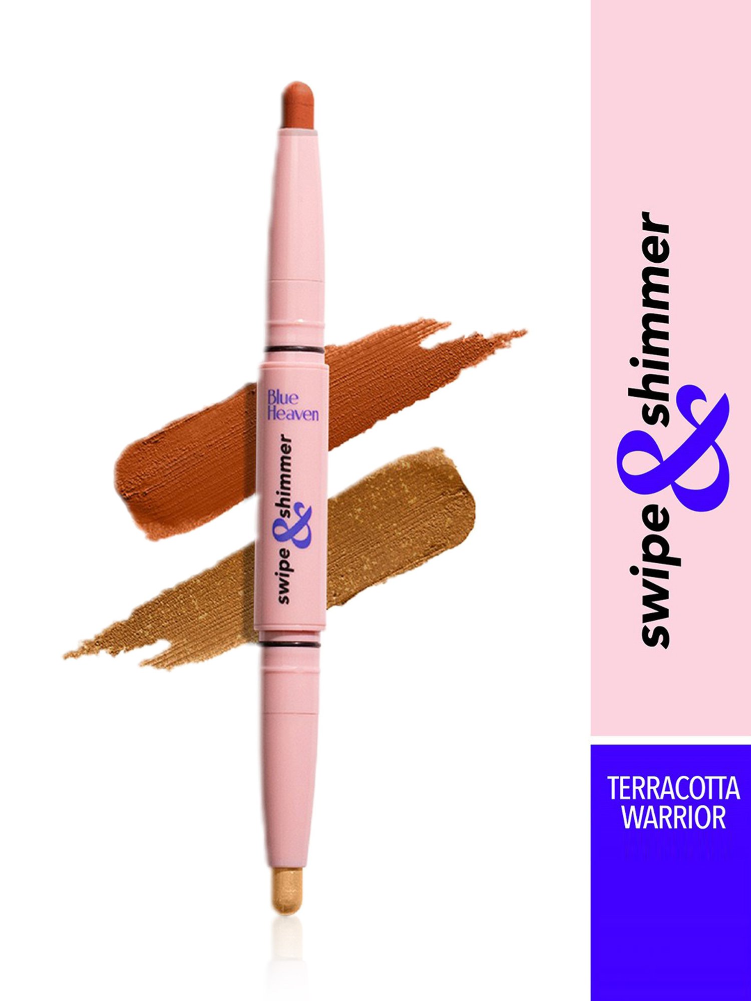 Blue Heaven Swipe & Shimmer Eyeshadow Stick Terracotta Warrior - 2.2 gm