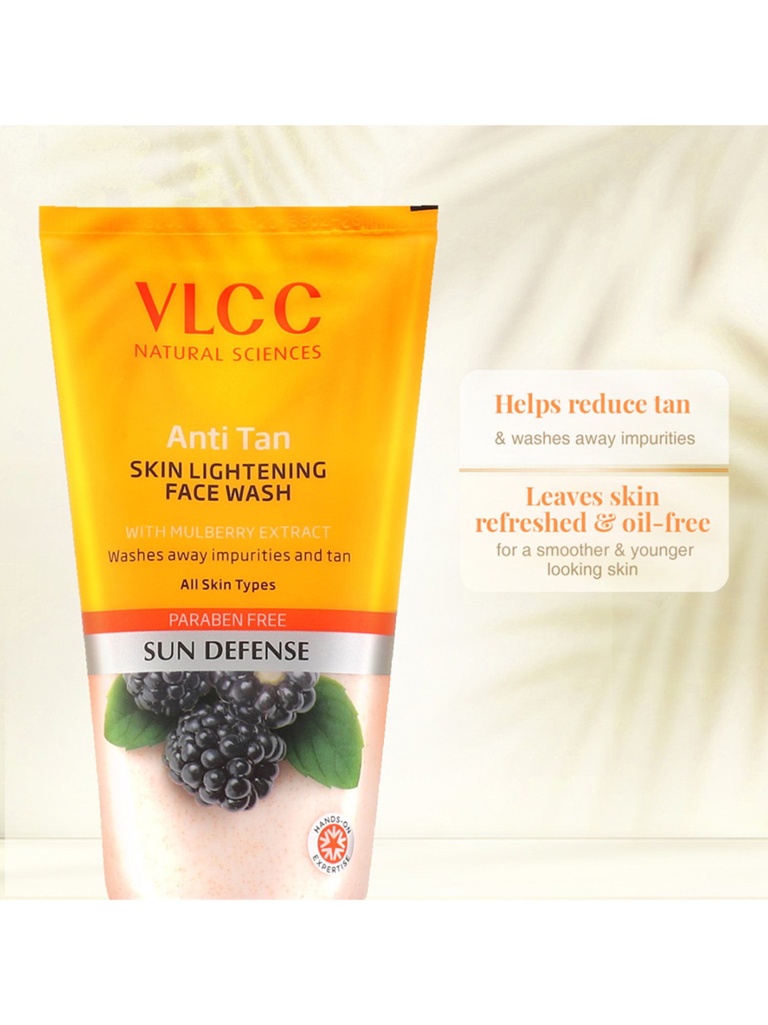 VLCC Anti Tan Skin Lightening, Neem and Turmeric & Berberis Face Wash Combo
