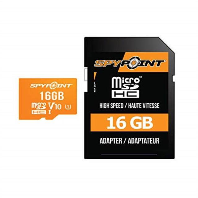 SPYPOINT MICROSD16GB SPYPOINT TRAIL CAM 16GB SD CARD/MICRO SD CLASS 10