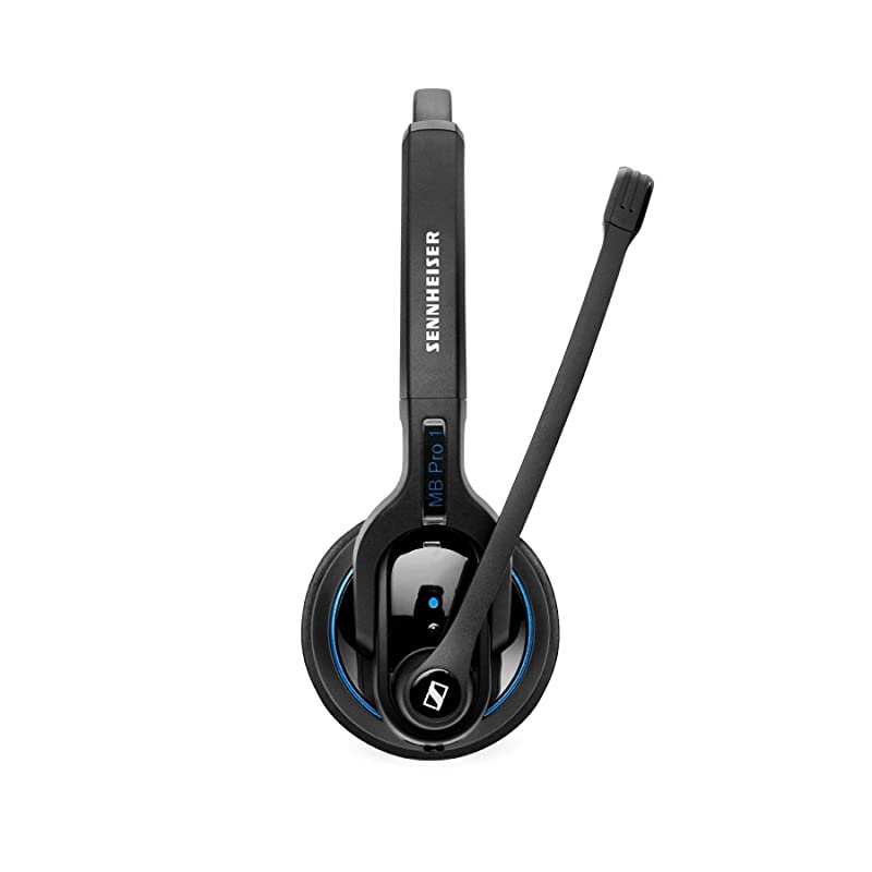 MB Pro 1 506041 SingleSided Wireless Bluetooth Headset | For Mobile Phone Connection | w HD Sound Noise Cancelling Microphone Black