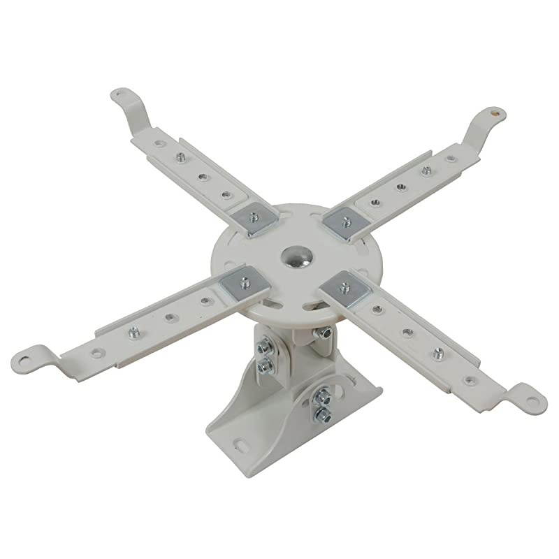 Universal LCDDLP Swivel Tilt Projector Ceiling Mount Bracket Fits Flat and Vaulted Ceiling PJ1W WU8