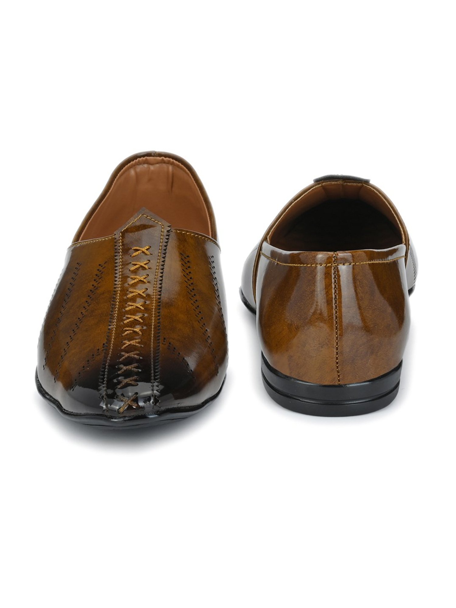 Prolific Tan Ethnic Slip-Ons