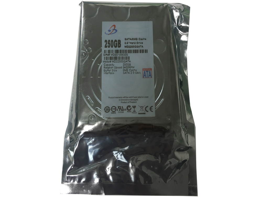 WL 250GB 8MB Cache 5400RPM SATA 3.0Gb/s 2.5" Internal Laptop Hard Drive w/1-Year Warranty