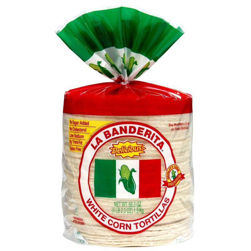 La Banderita Gluten Free White Corn Tortillas - 66.3oz/80ct