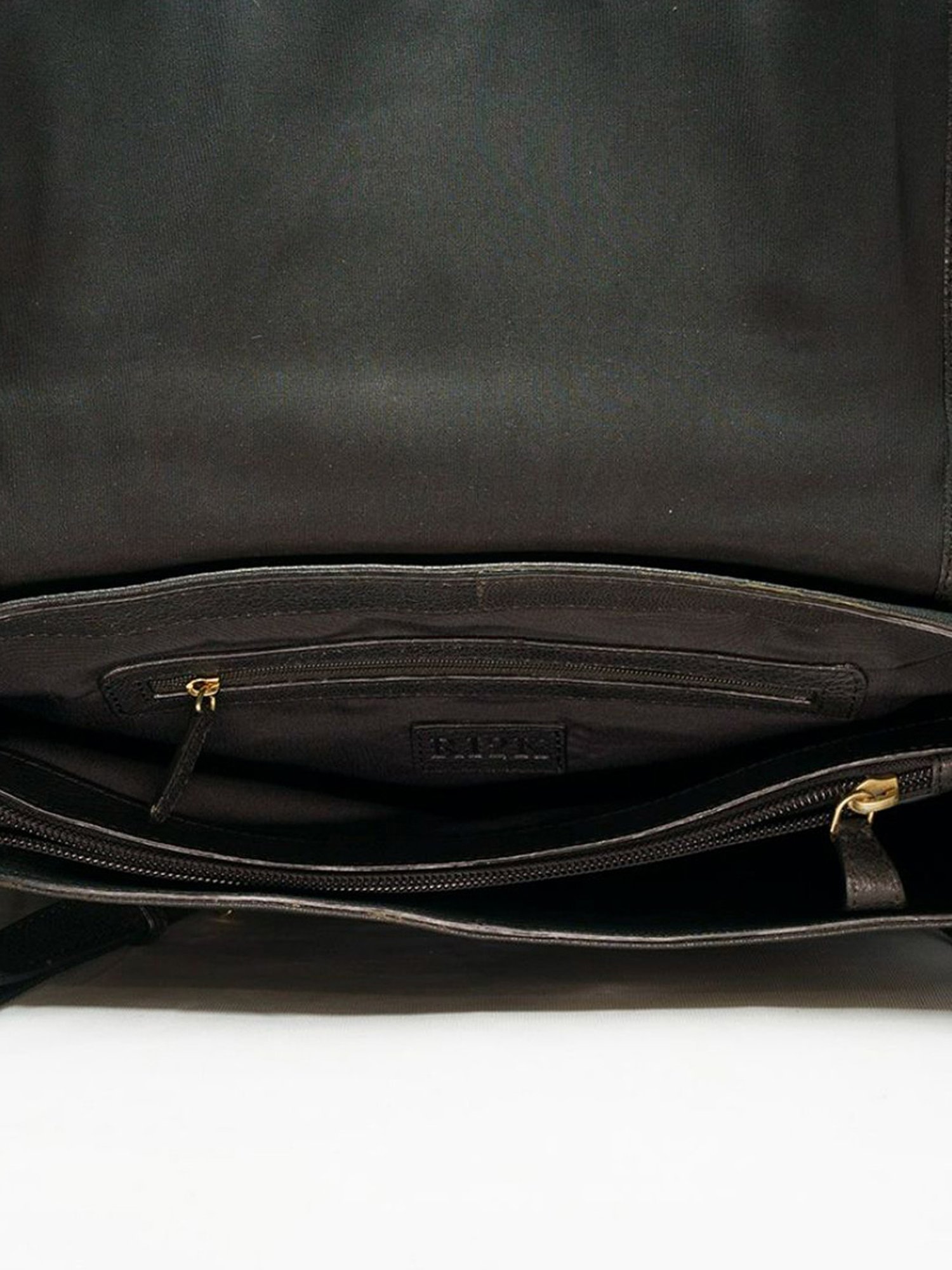 RI2K London Black Leather Large Animal Effect Satchel Handbag