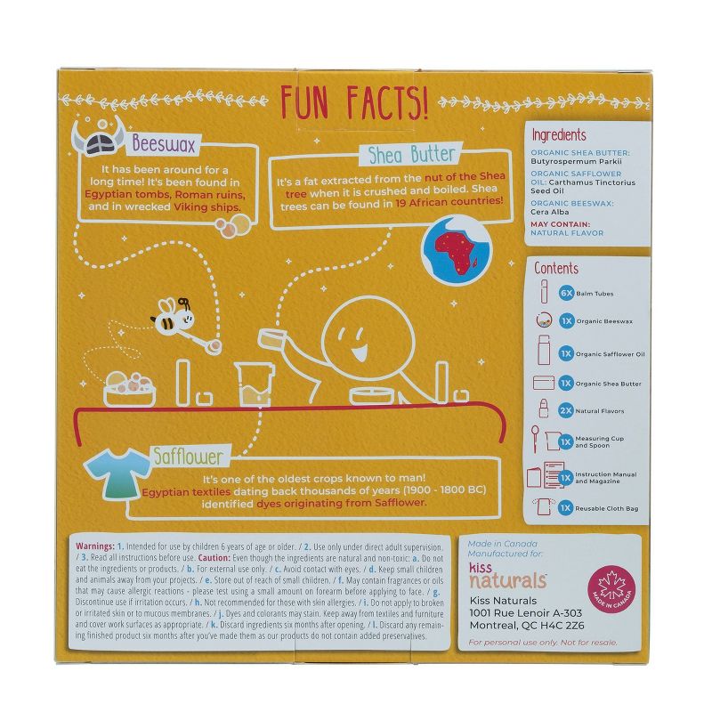 Kiss Naturals DIY Lip Balm Making Kit