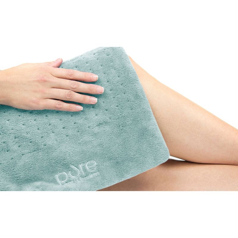 Pure Enrichment PureRelief Deluxe Heating Pad - 12" x 24" - Sea Glass