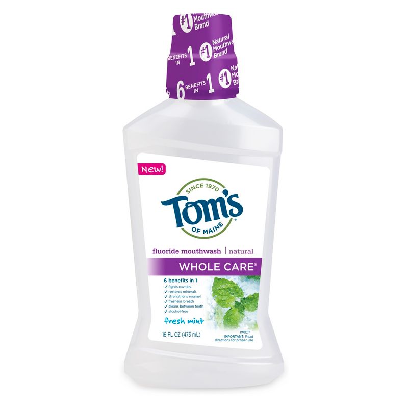 Tom's of Maine Whole Care Mouthwash - 16 fl oz