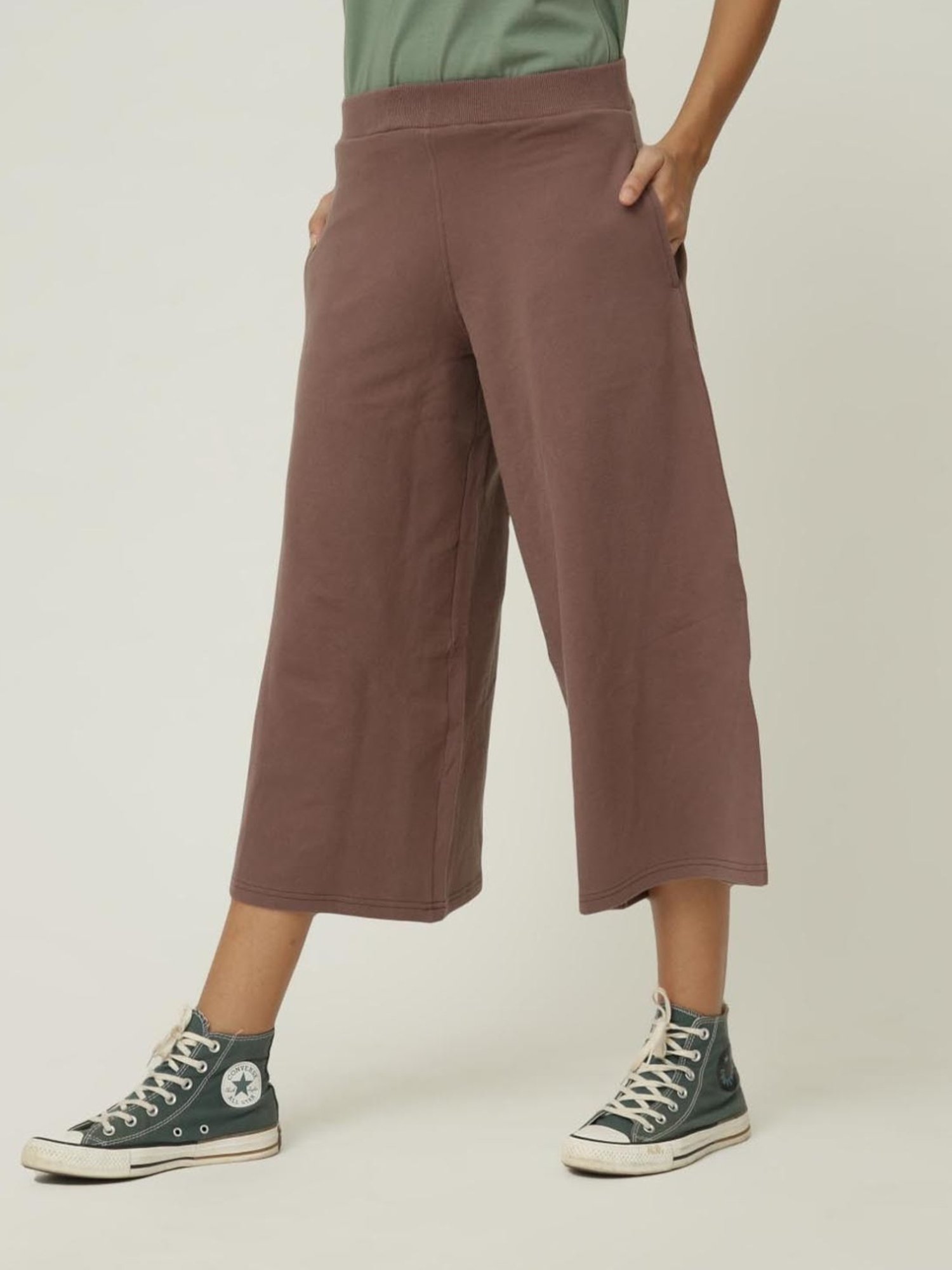 Saltpetre Classic Organic Cotton Coffee Brown Culottes