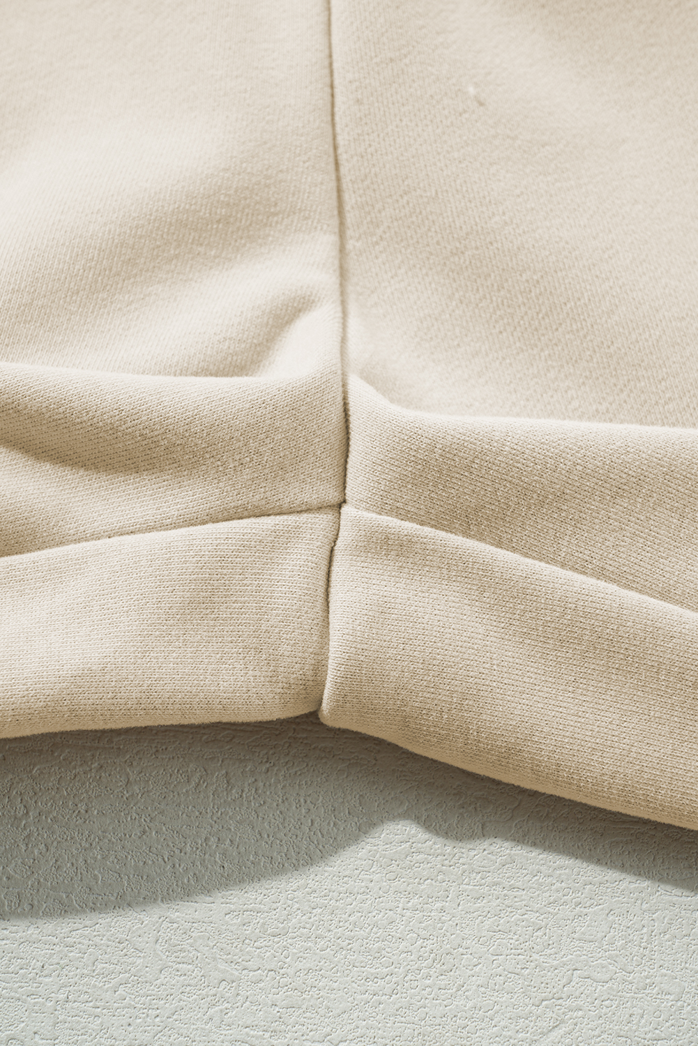 Apricot Solid Color Wide Leg Pants