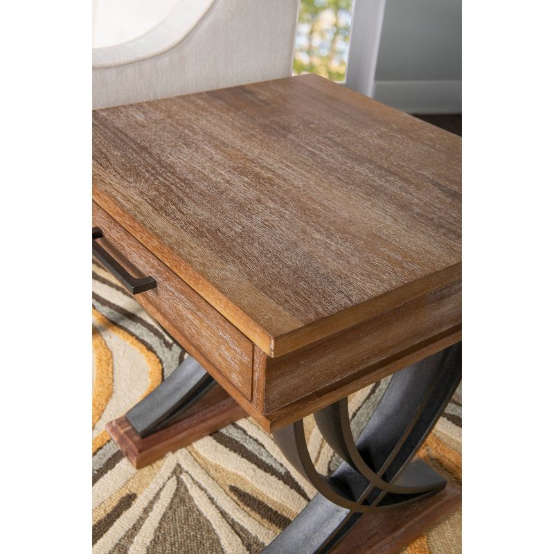 Pearson Side Table Honey - Powell Company