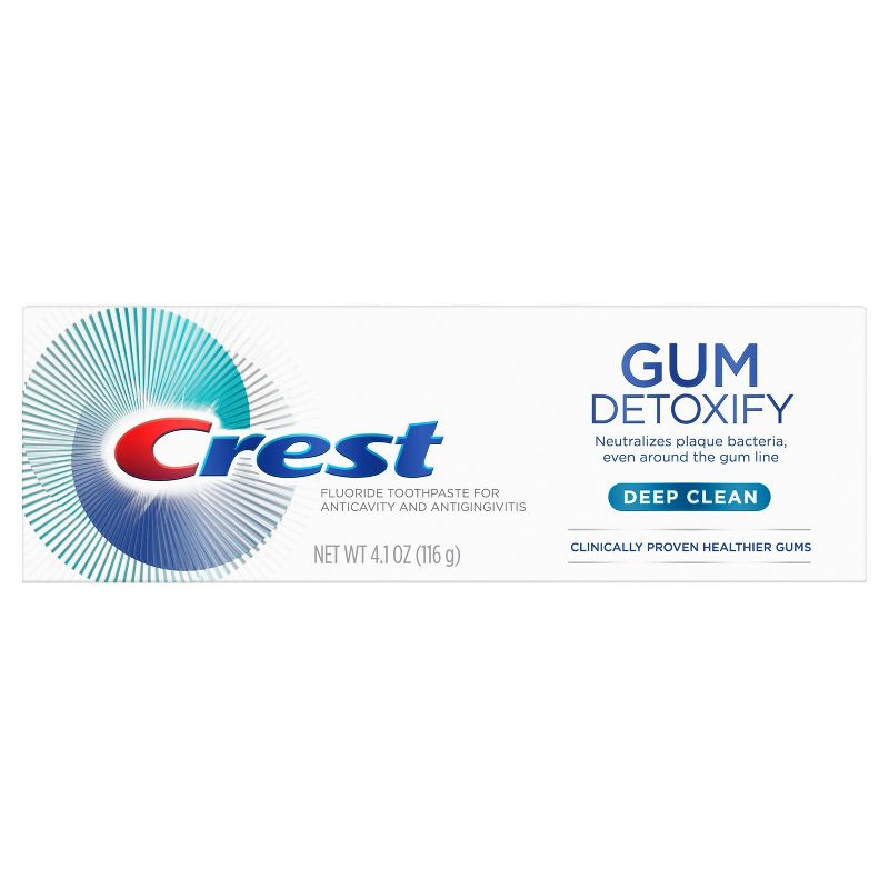 Crest Gum Detoxify Deep Clean Toothpaste - 4.1oz