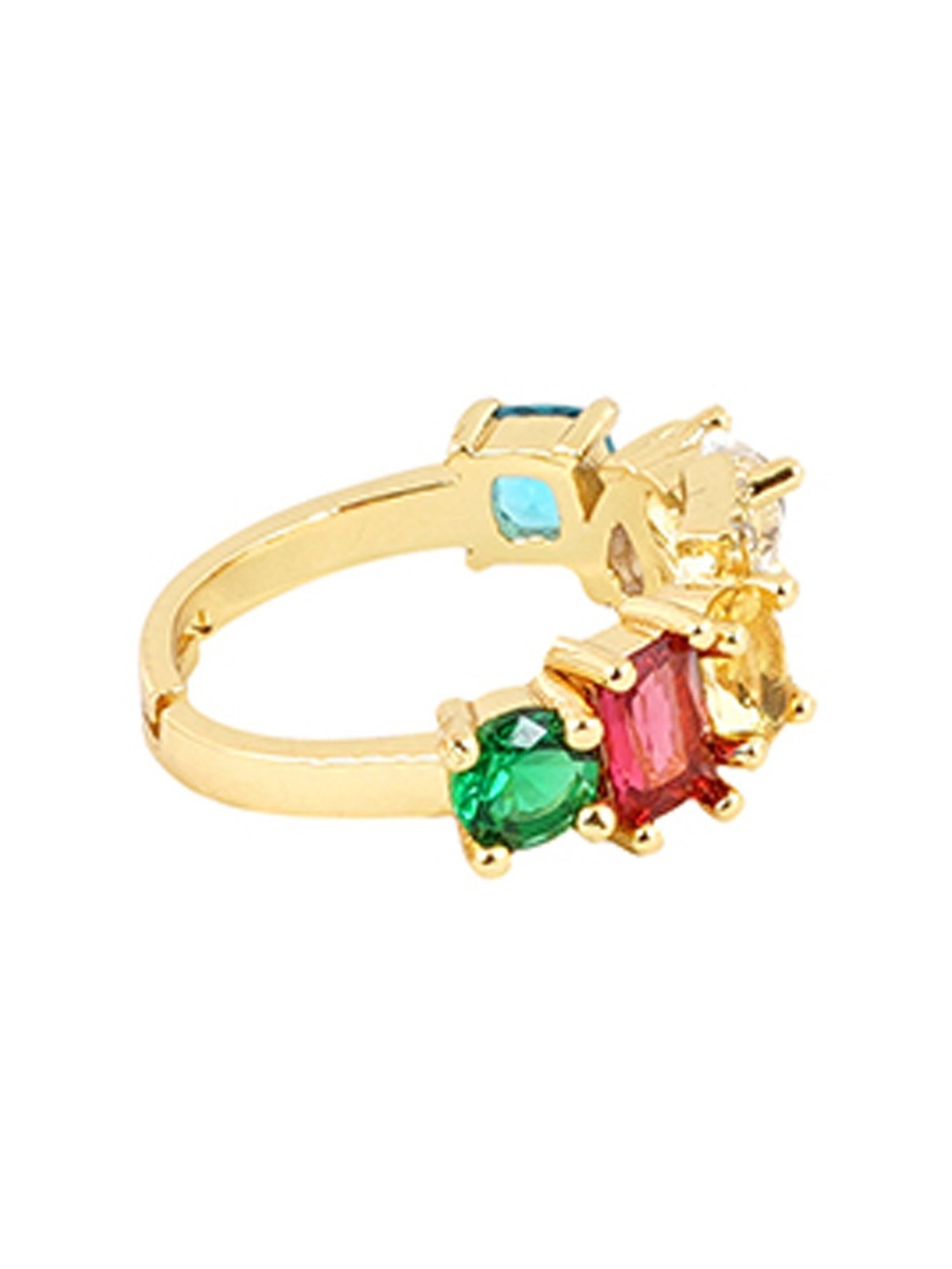 Joker & Witch Multi Lowe Colour Alphabet J Ring