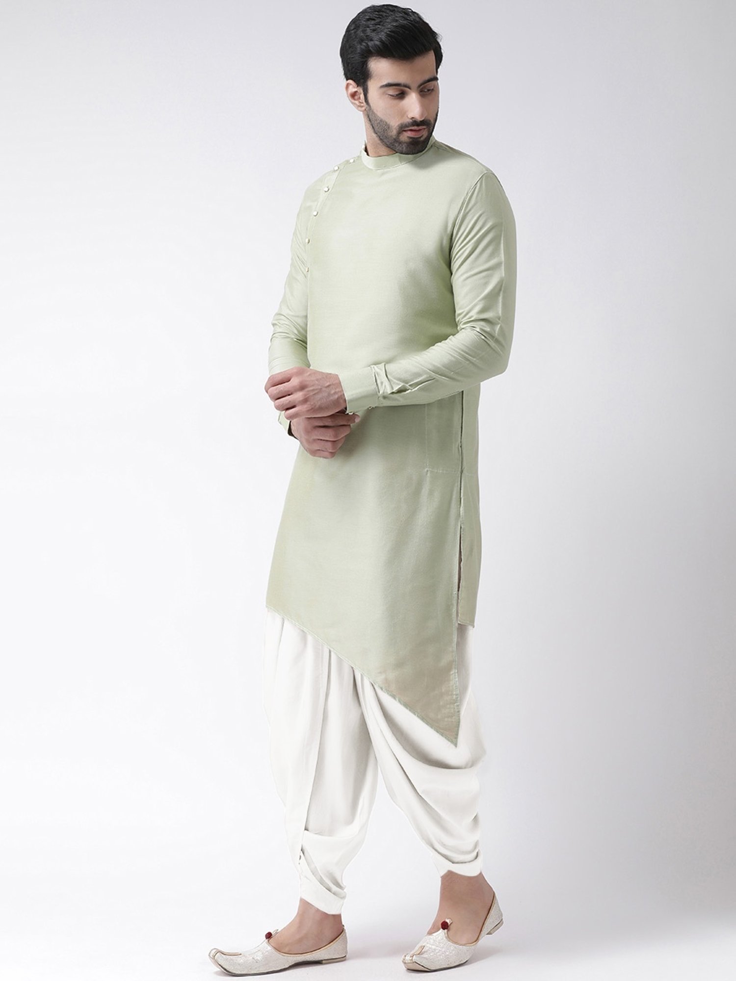 KISAH PLUS Green Regular Fit Kurta Bottom Set
