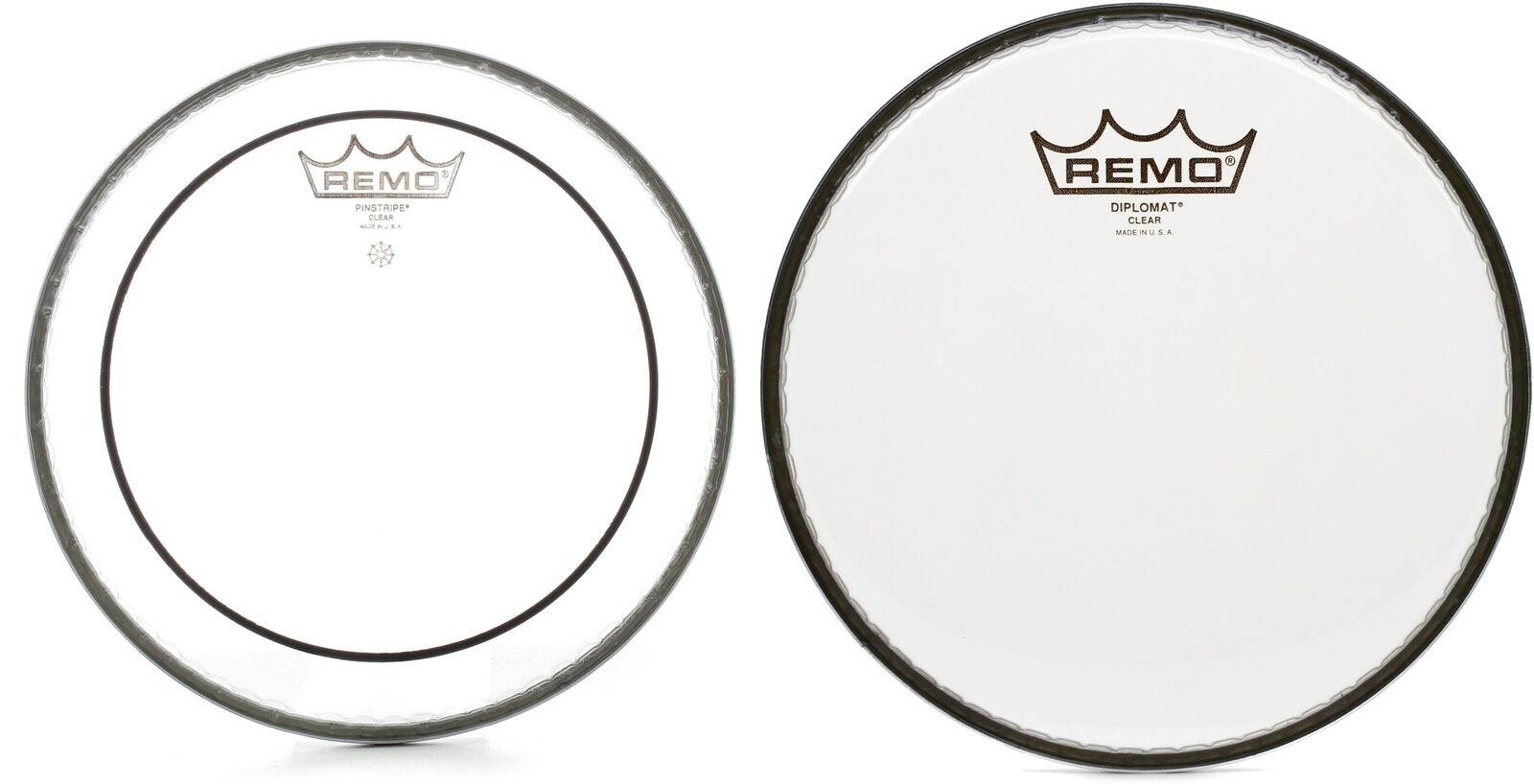 Remo Diplomat Clear Drumhead - 8 inch + Remo PS-0308-00- - Value Bundle