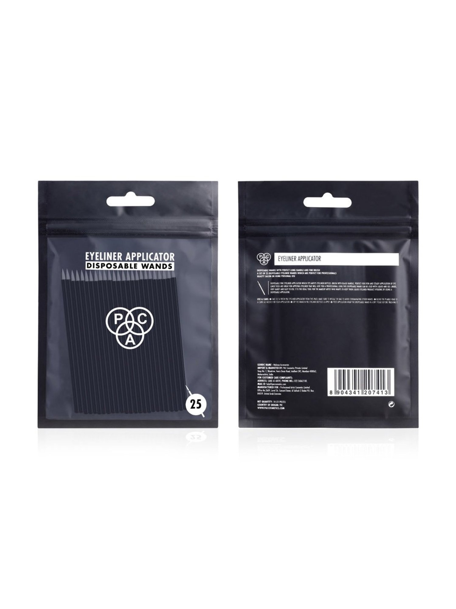 PAC Disposable Eyeliner Applicator Wands - Pack of 25