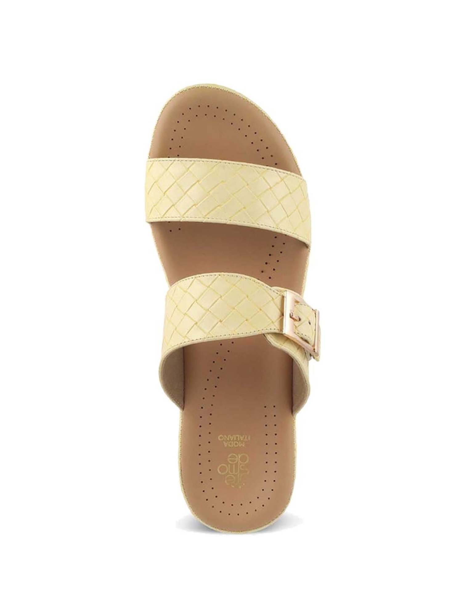 Tresmode Women's Yellow Casual Wedges