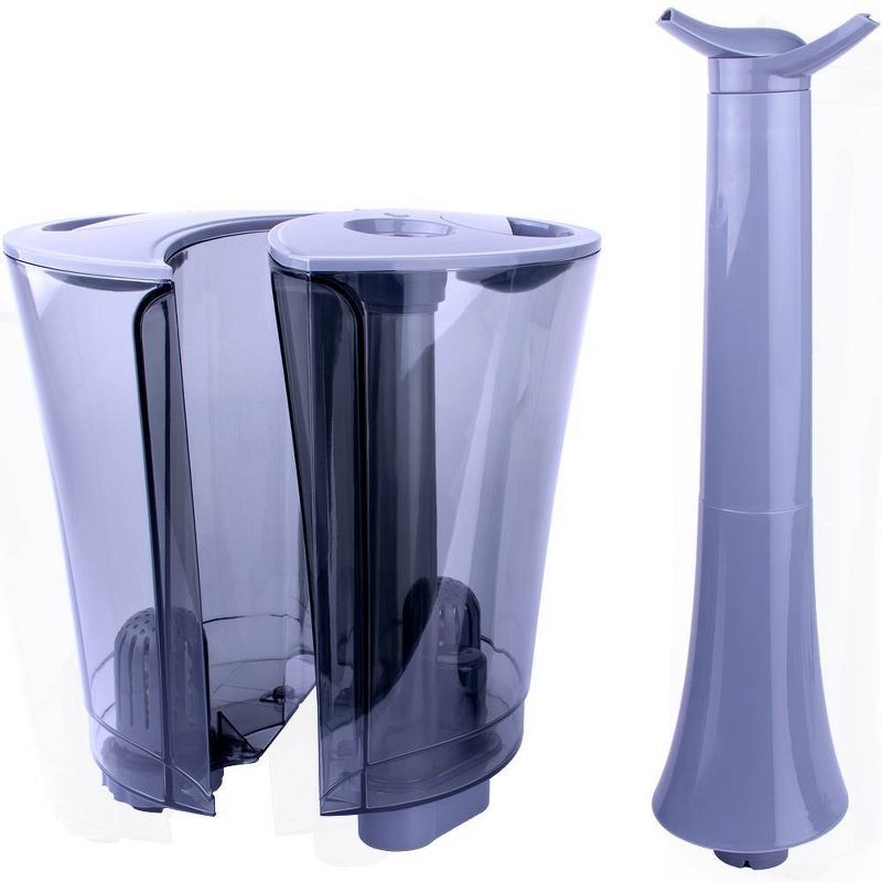 Air Innovations 2.15 Gal Ultrasonic Cool Mist Humidifier with Aroma Tray Platinum