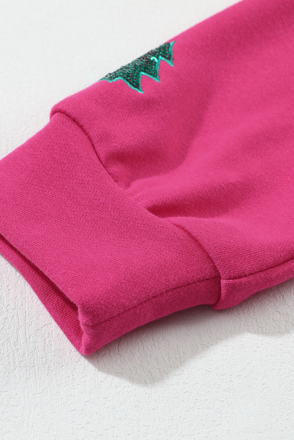 Khaki Plain Drop Shoulder Ribbed Trim Oversized Sweatshirt