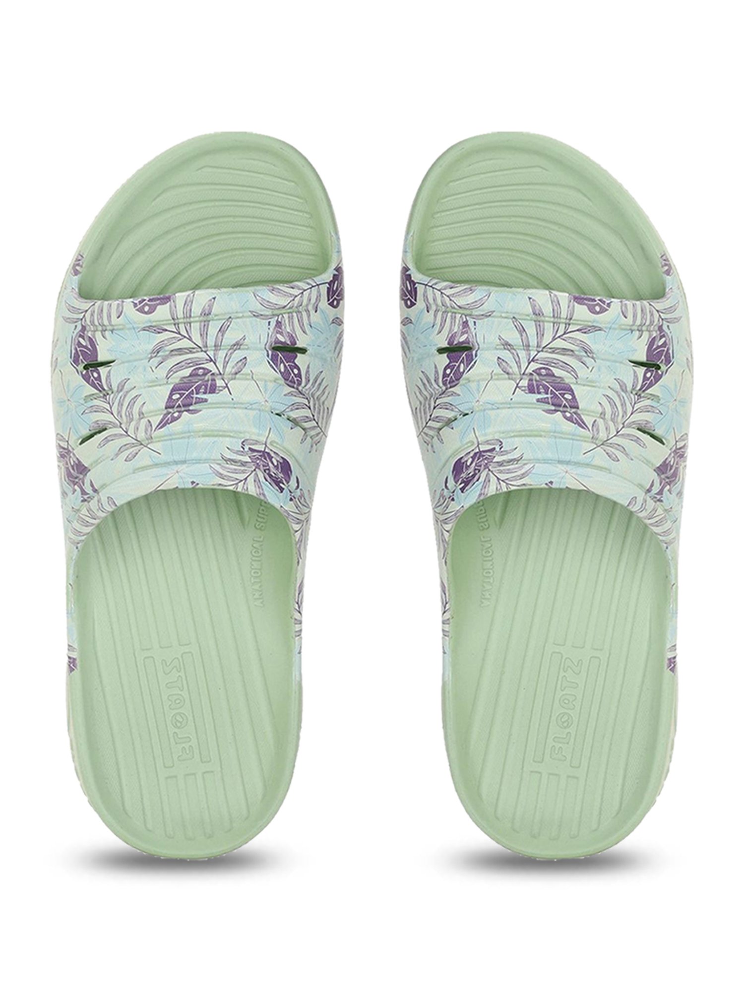 Floatz by Bata Women's 1.1 E 24 Green Slides