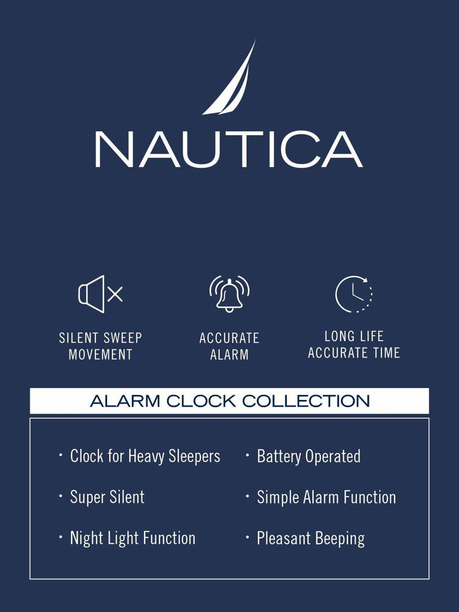 Braun Black Classic Large Analog Wall Clock With Silent Sweep Movement