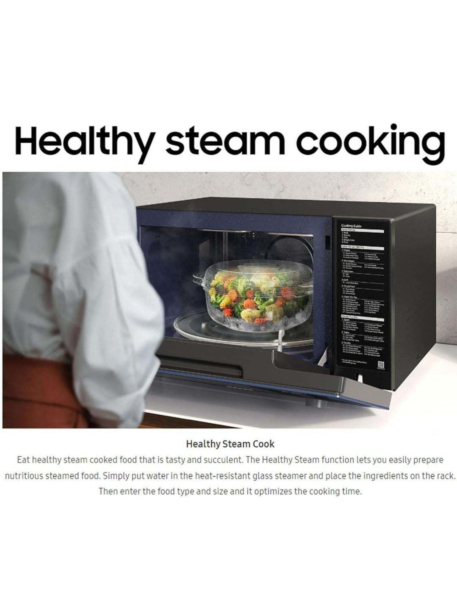 Samsung 32 L Convection Microwave Oven (MC32B7382QD/TL, Clean Navy)