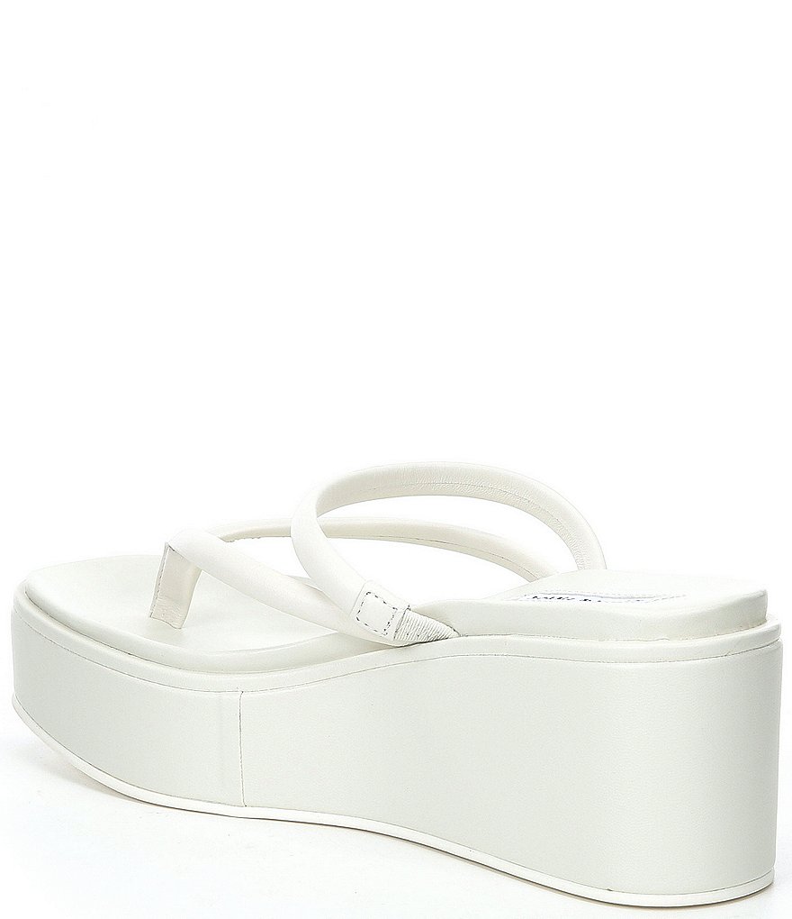 Chelsea & Violet Benni Flatform Wedge Thong Sandals