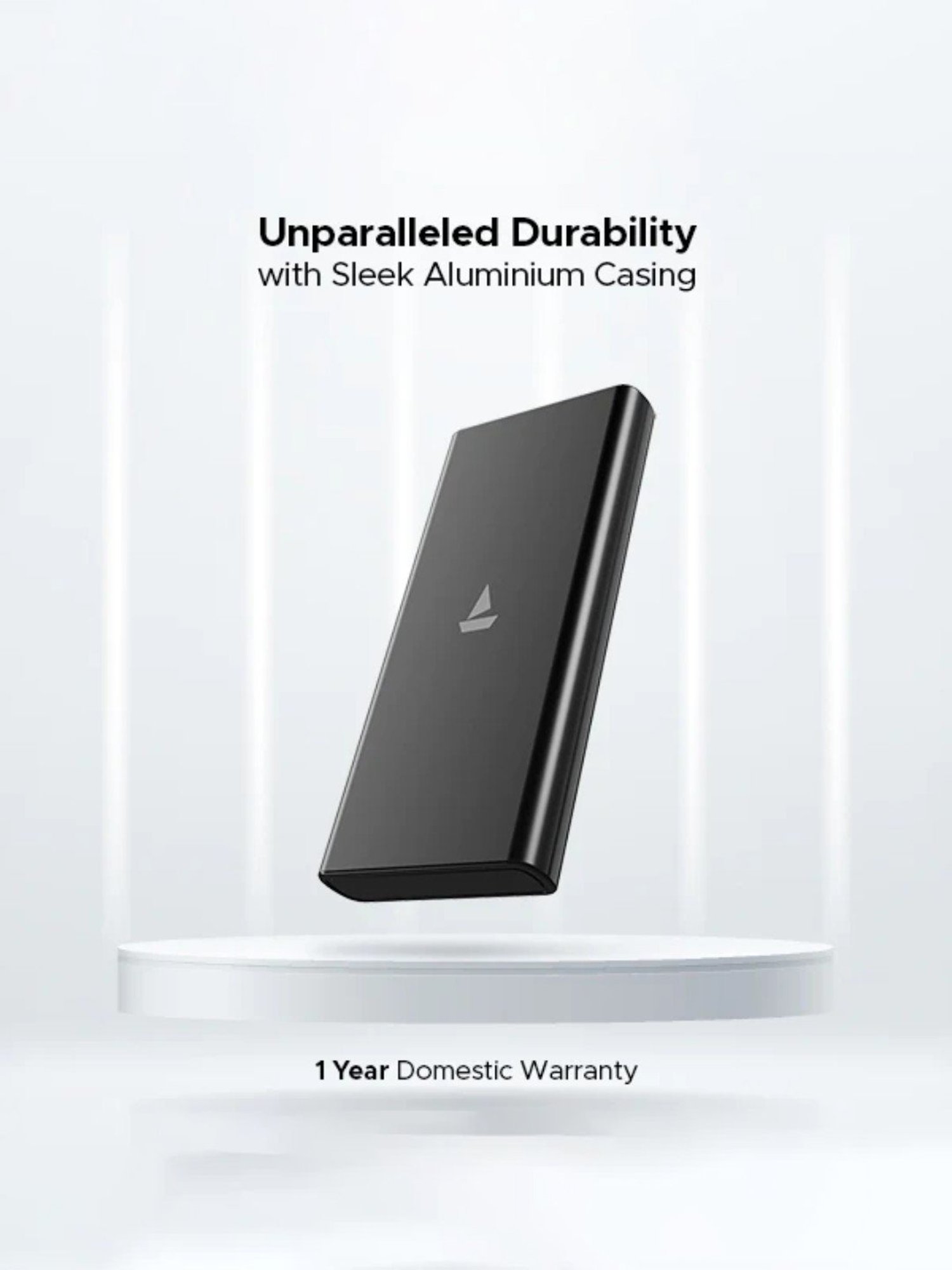 Boat EnergyShroom PB310 10000mAh Wireless Pro Powerbank with 15W Wireless Charging (Black)