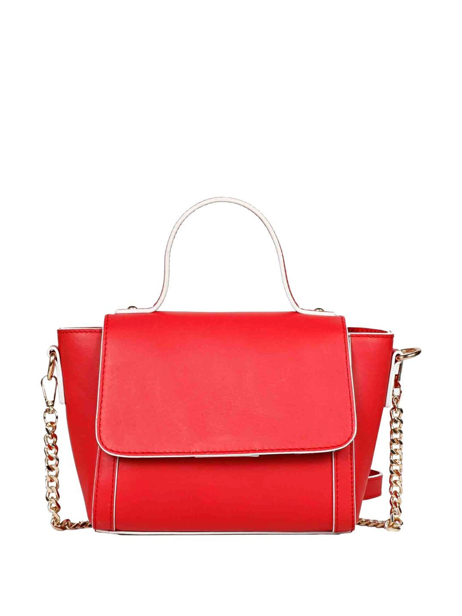 Saint G Red Solid Small Handbag