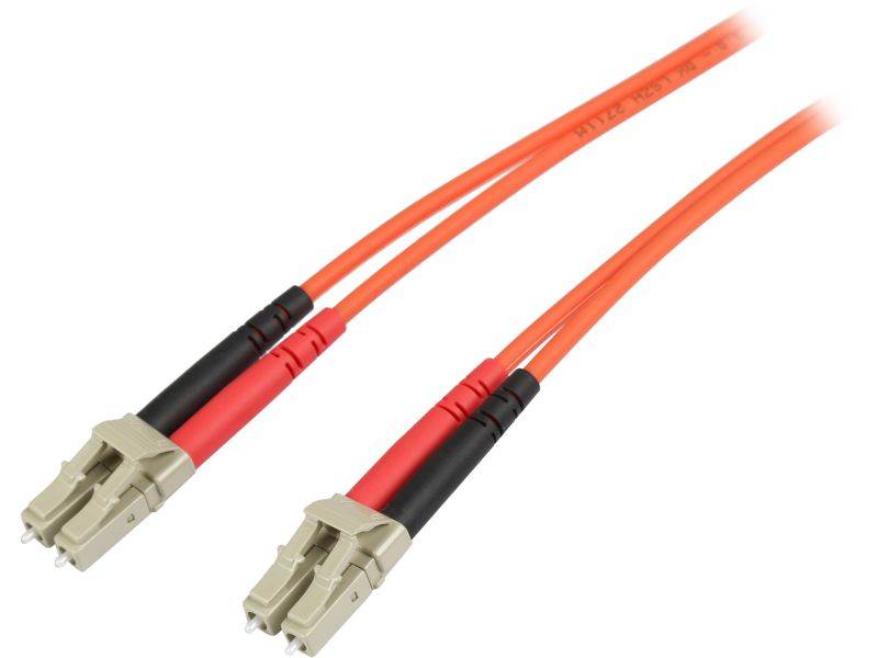 Fiber Optic Cable LC-LC 9/125 Duplex Single-Mode Fiber Cable Yellow 5 meters